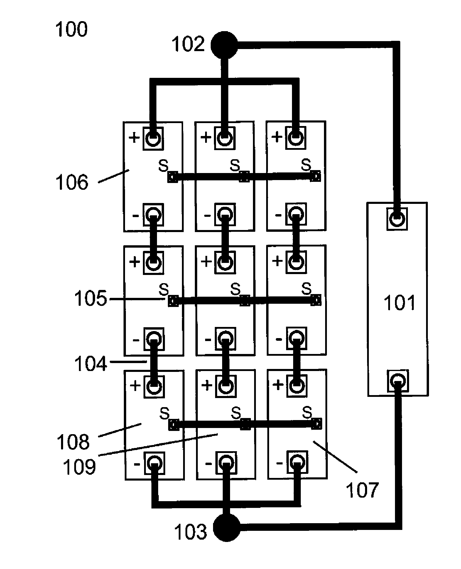 System for Power Balance Monitoring in Batteries