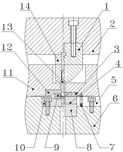 Automatic alignment bar shearing top knife component