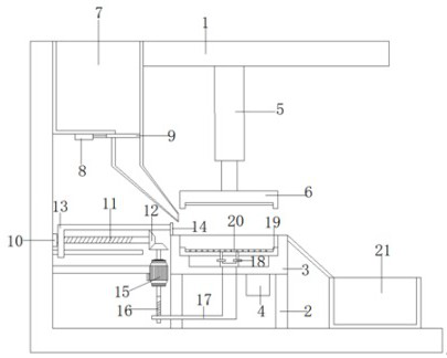 Air-cooled refrigerator container plastic suction mold