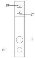 Air-cooled refrigerator container plastic suction mold