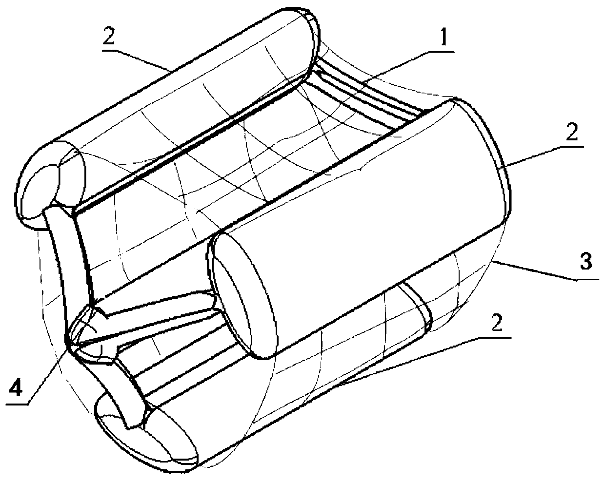 An inflatable water lifesaving device and lifesaving method