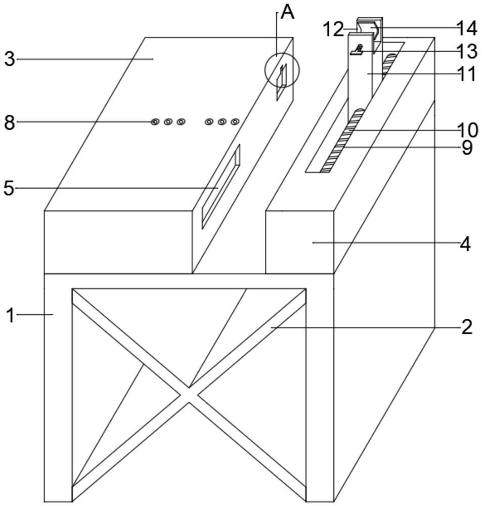 Automobile tail pipe welding device