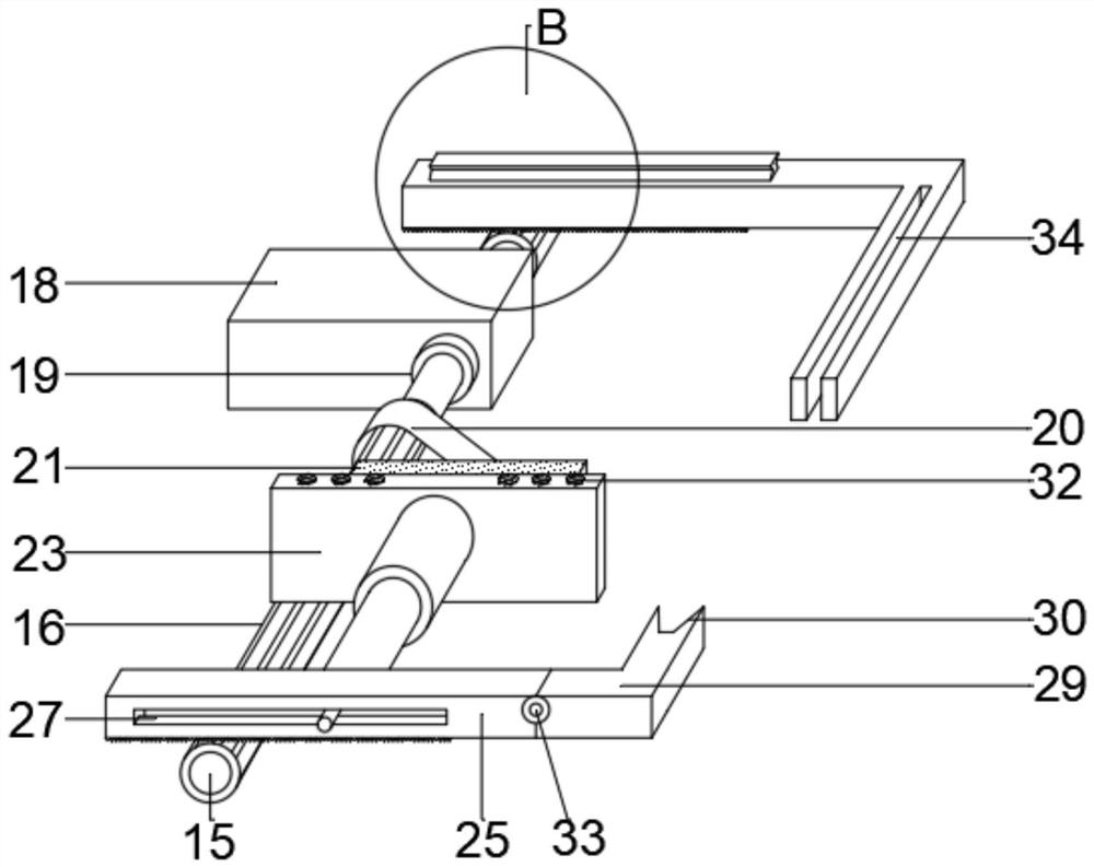 Automobile tail pipe welding device