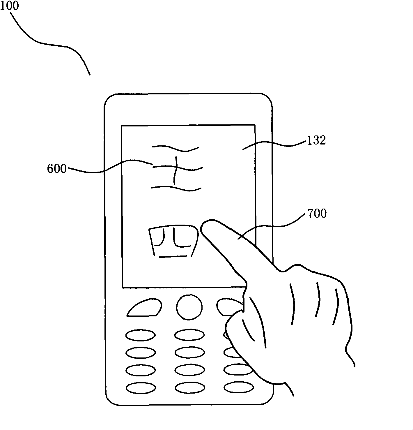 Hand-held terminal for starting-up encryption and decryption by utilizing handwriting identification and implementing method thereof