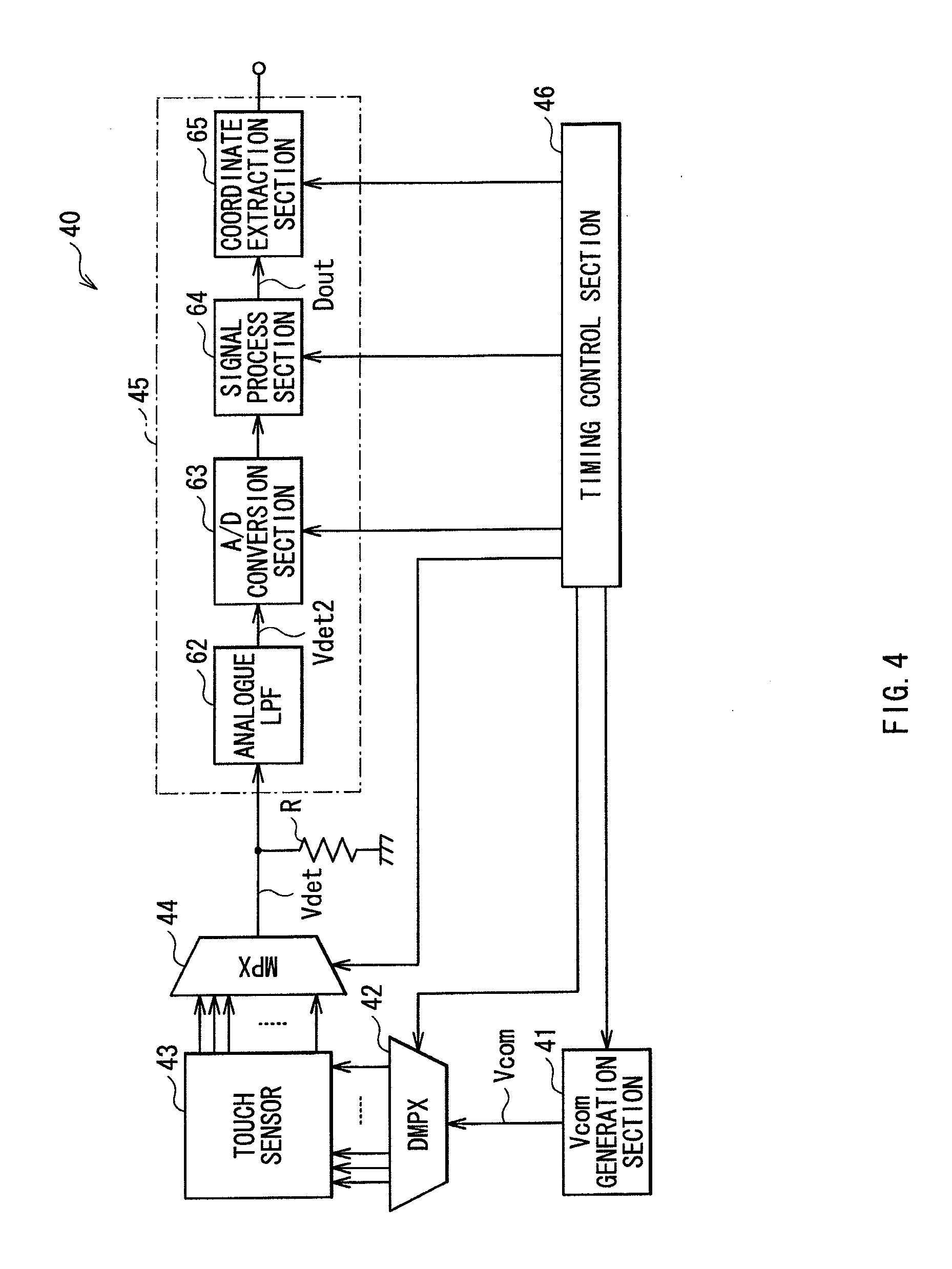 Capacitive touch panel and display device with touch detection function