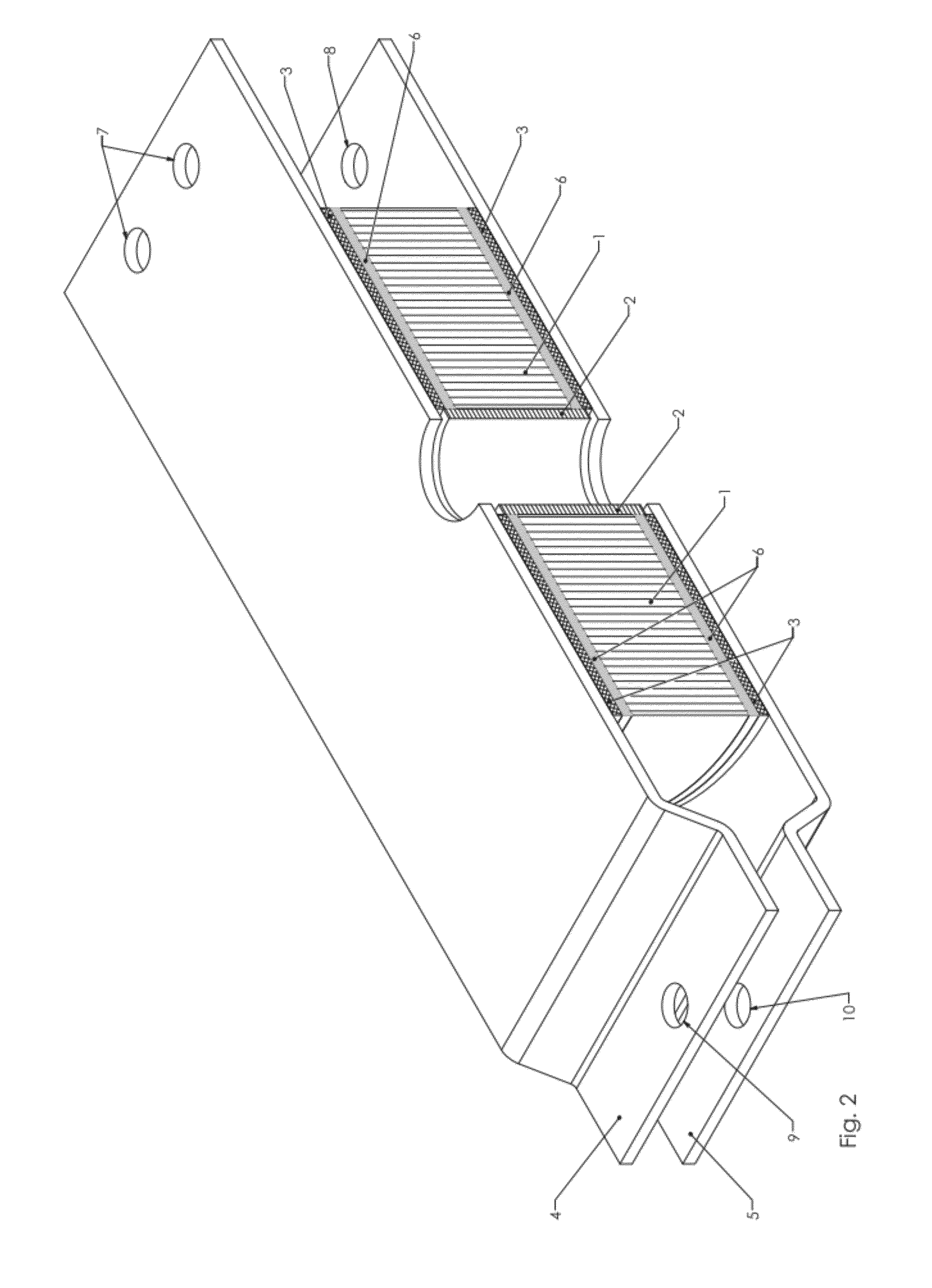 Capacitor Used as Insulating Spacer for a High Current Bus Structure