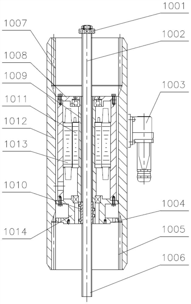 Electric telescopic and spin-locked windproof pull rod