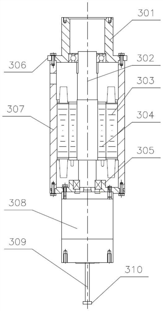 Electric telescopic and spin-locked windproof pull rod