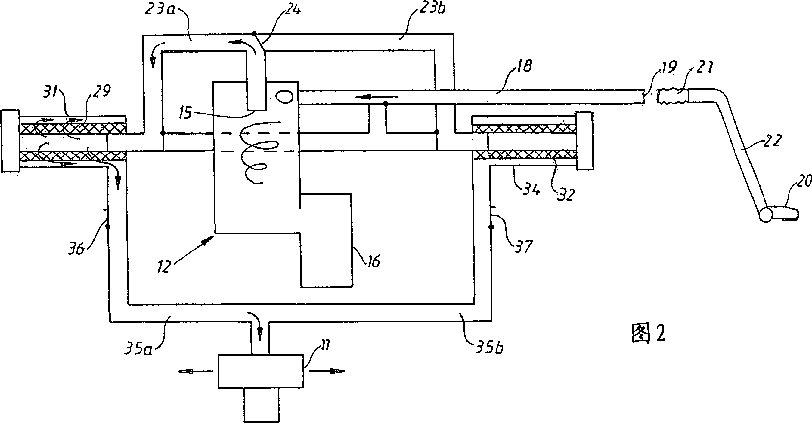 Filter cleaning system for a vacuum cleaner