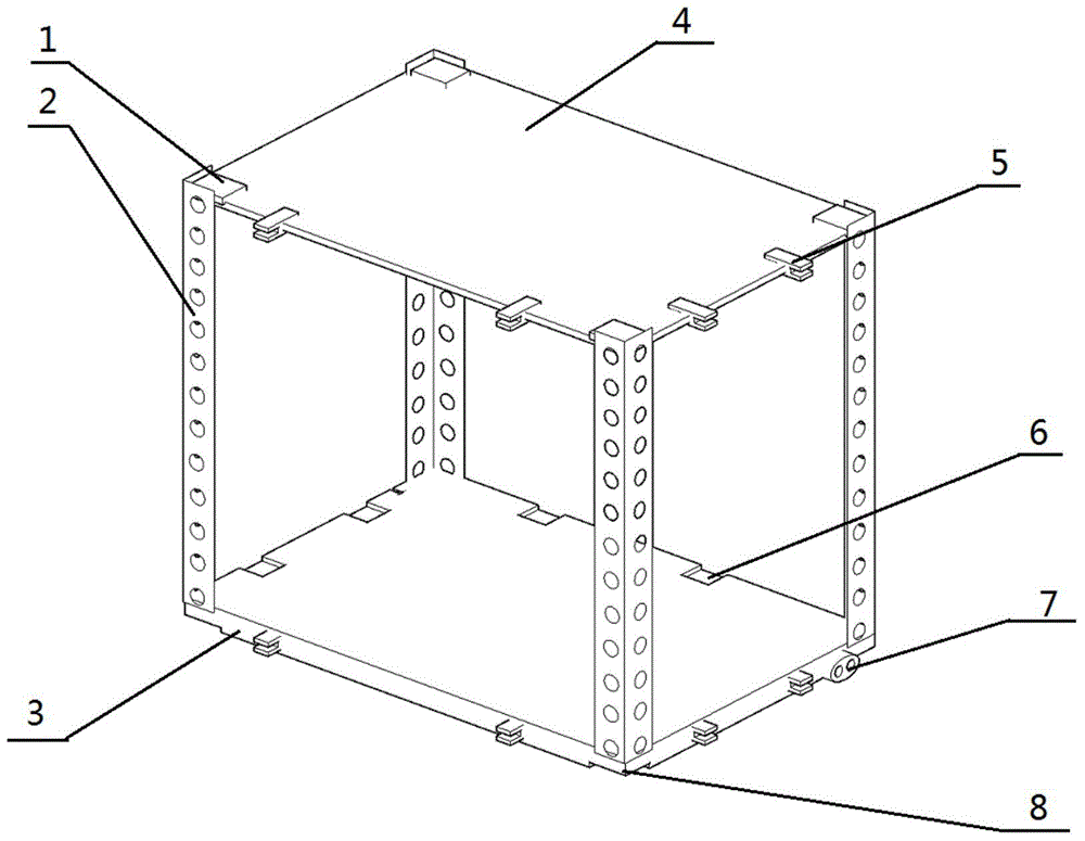 Magnetic combined frame