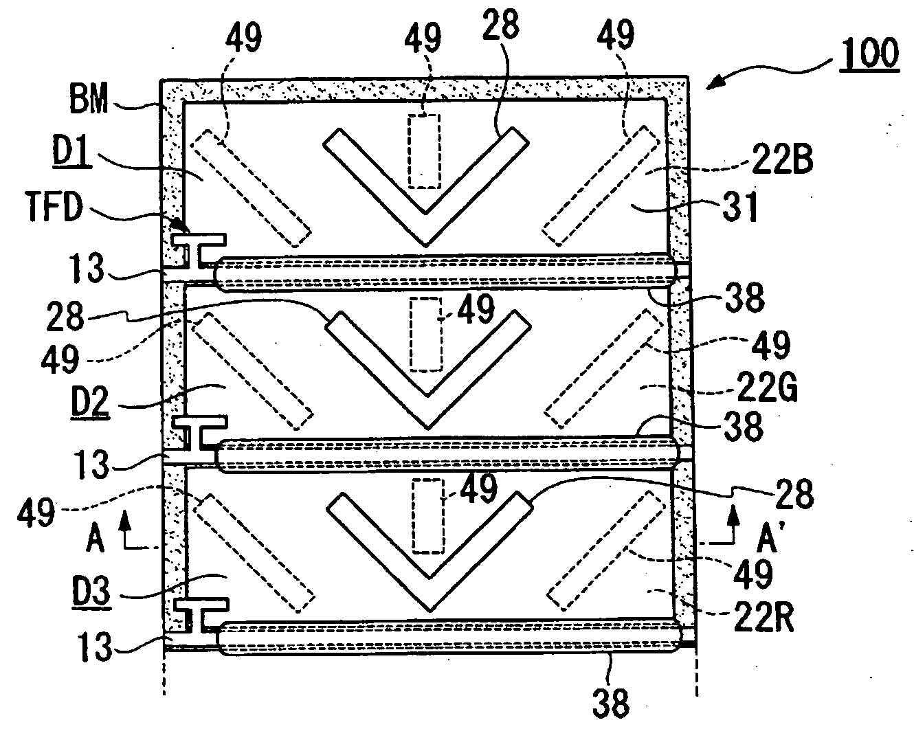 Liquid crystal display device and electronic apparatus