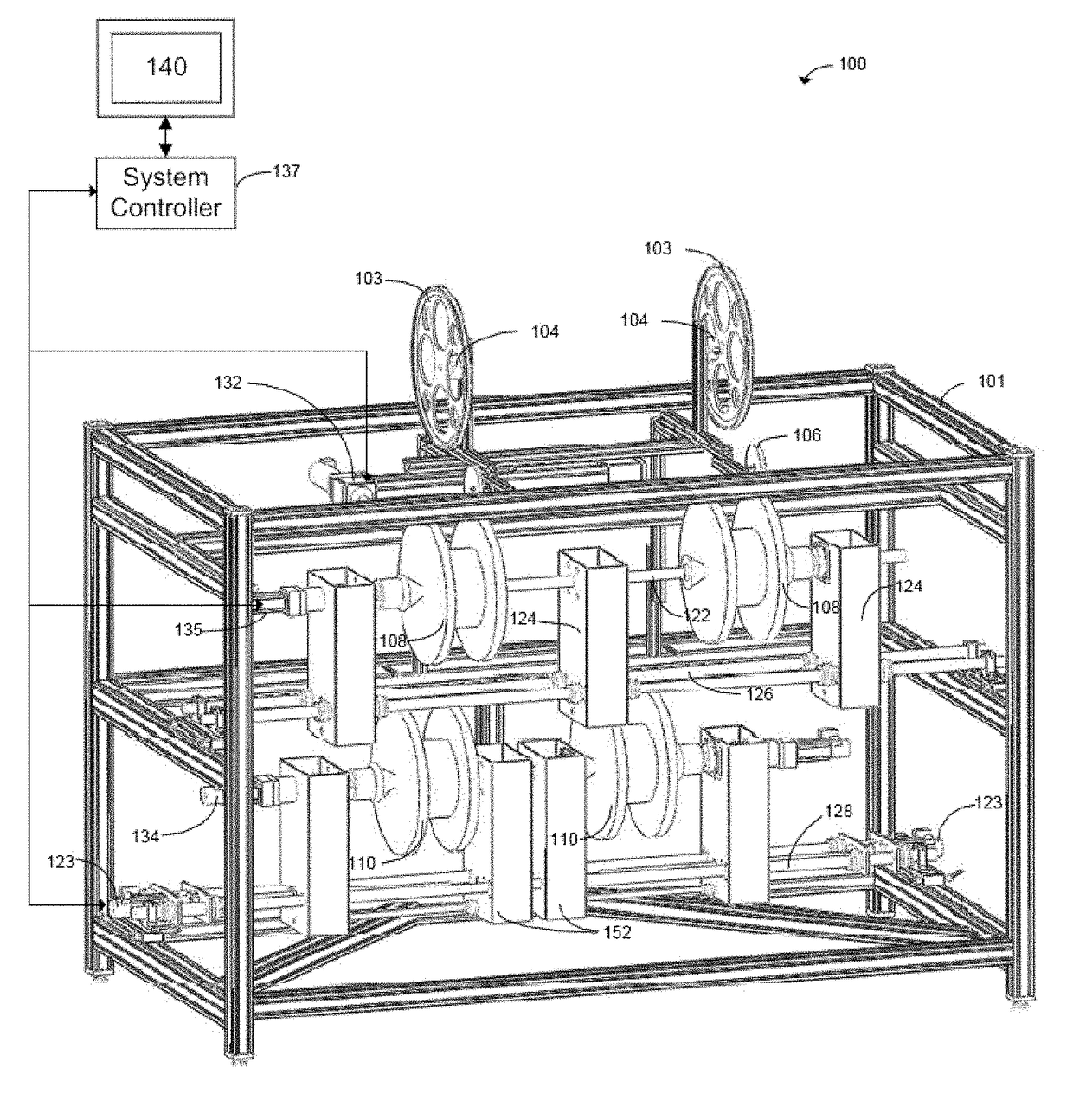 Linear media handling system and devices produced using the same