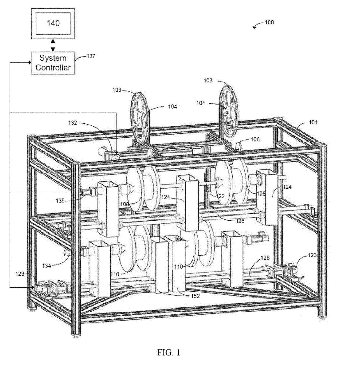 Linear media handling system and devices produced using the same