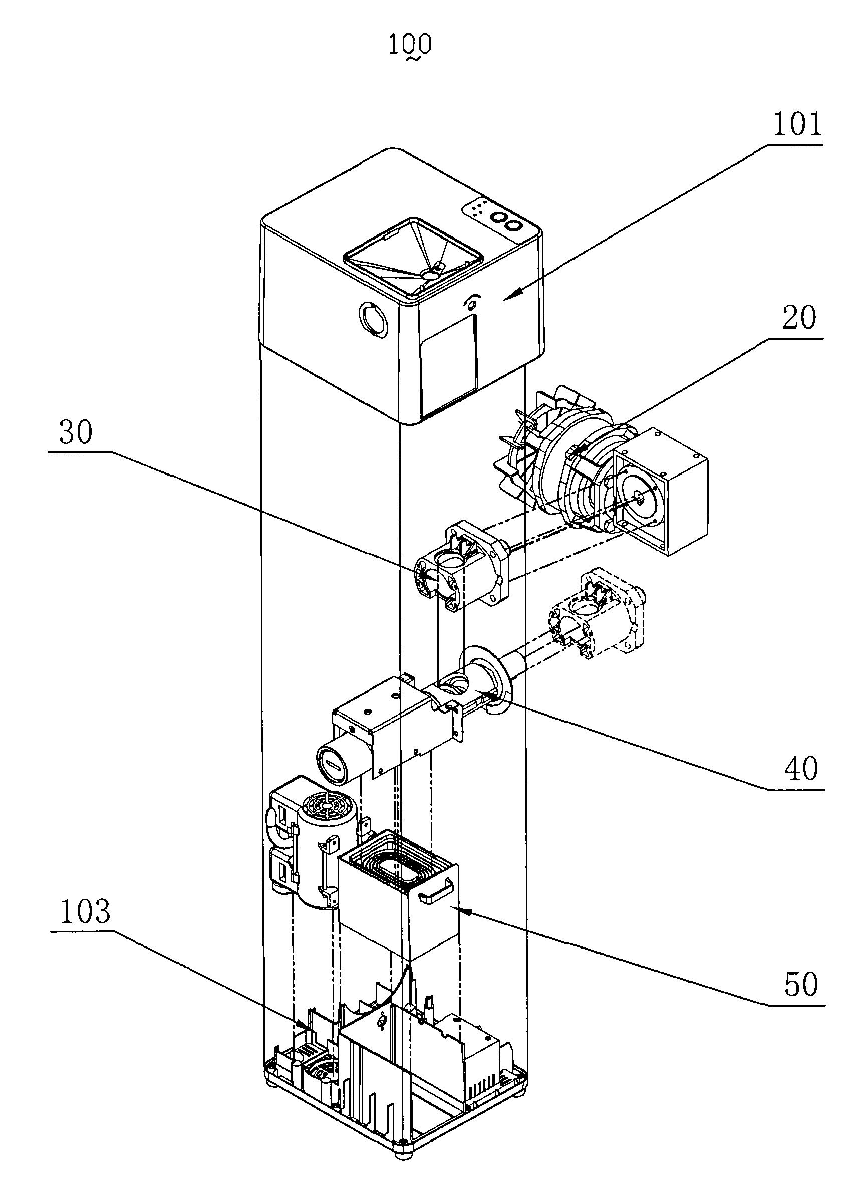 Domestic fine filtration press