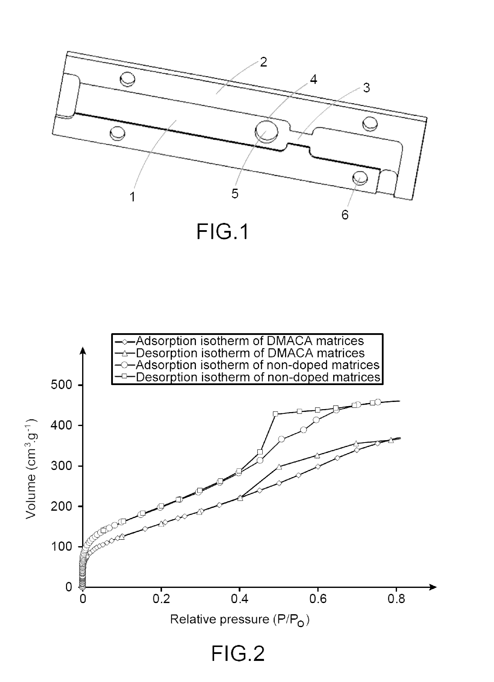 Material and method for trapping, detecting and quantifying heterocyclic aromatic compounds and others