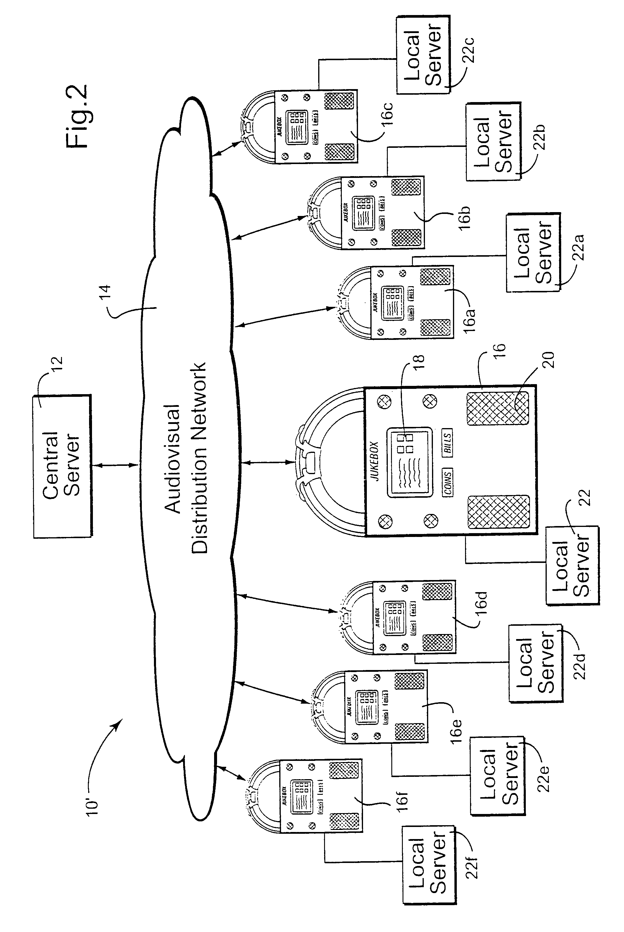 Digital downloading jukebox system with user-tailored music management, communications, and other tools