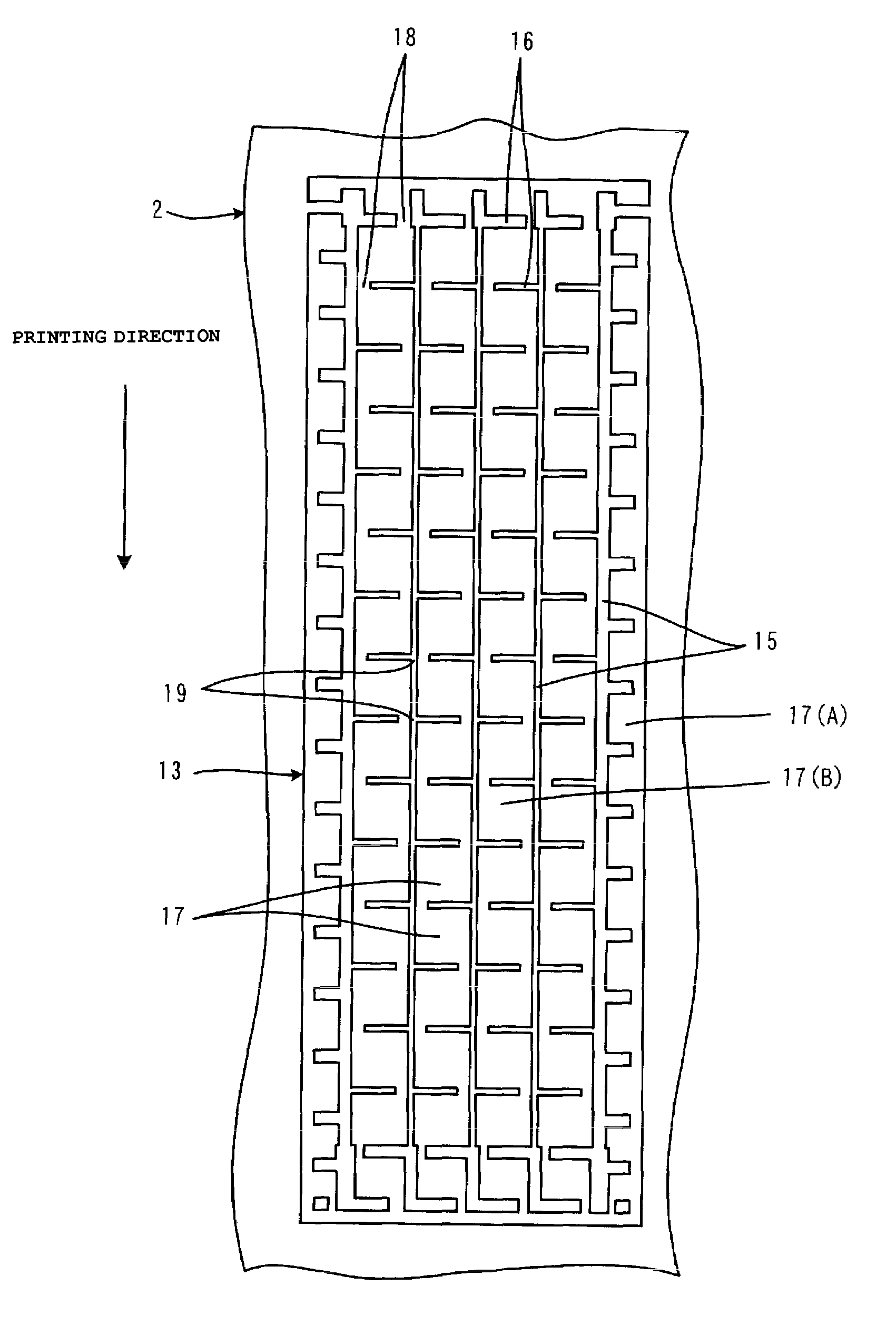 Photogravure pressure and method for manufacturing multilayer ceramic electronic component