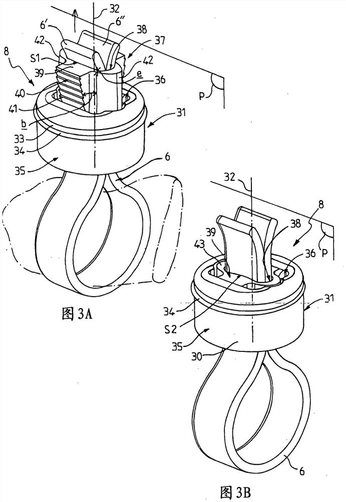 Device and system for securing vertebrae to rods