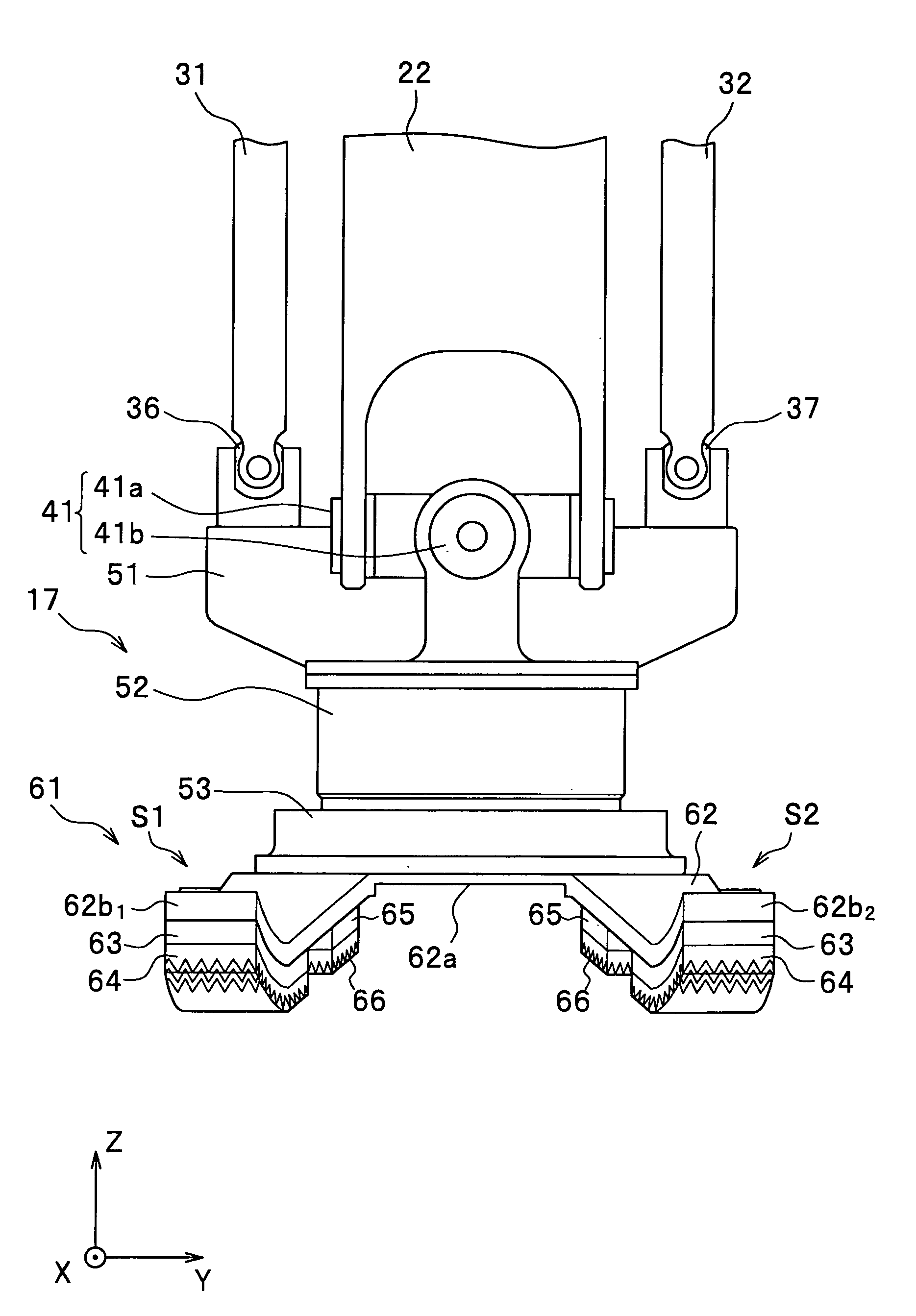 Leg type mobile robot