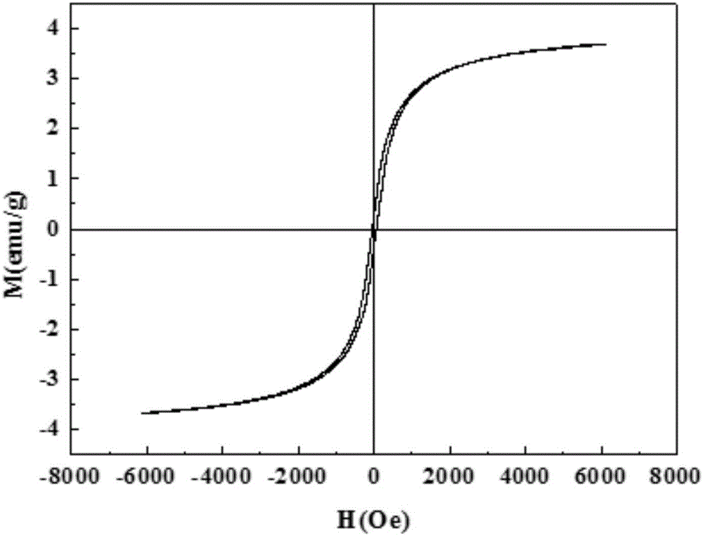 Composite magnetic flocculating agent with auto-catalytic degradation function and method for preparing composite magnetic flocculating agent