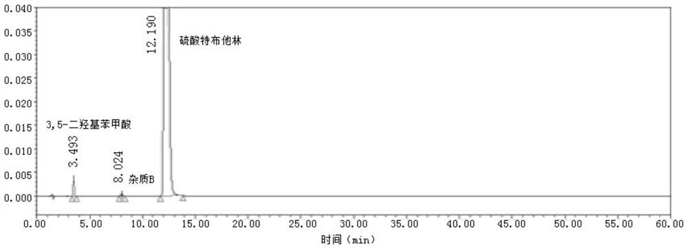 Terbutaline sulfate injection and preparation method thereof