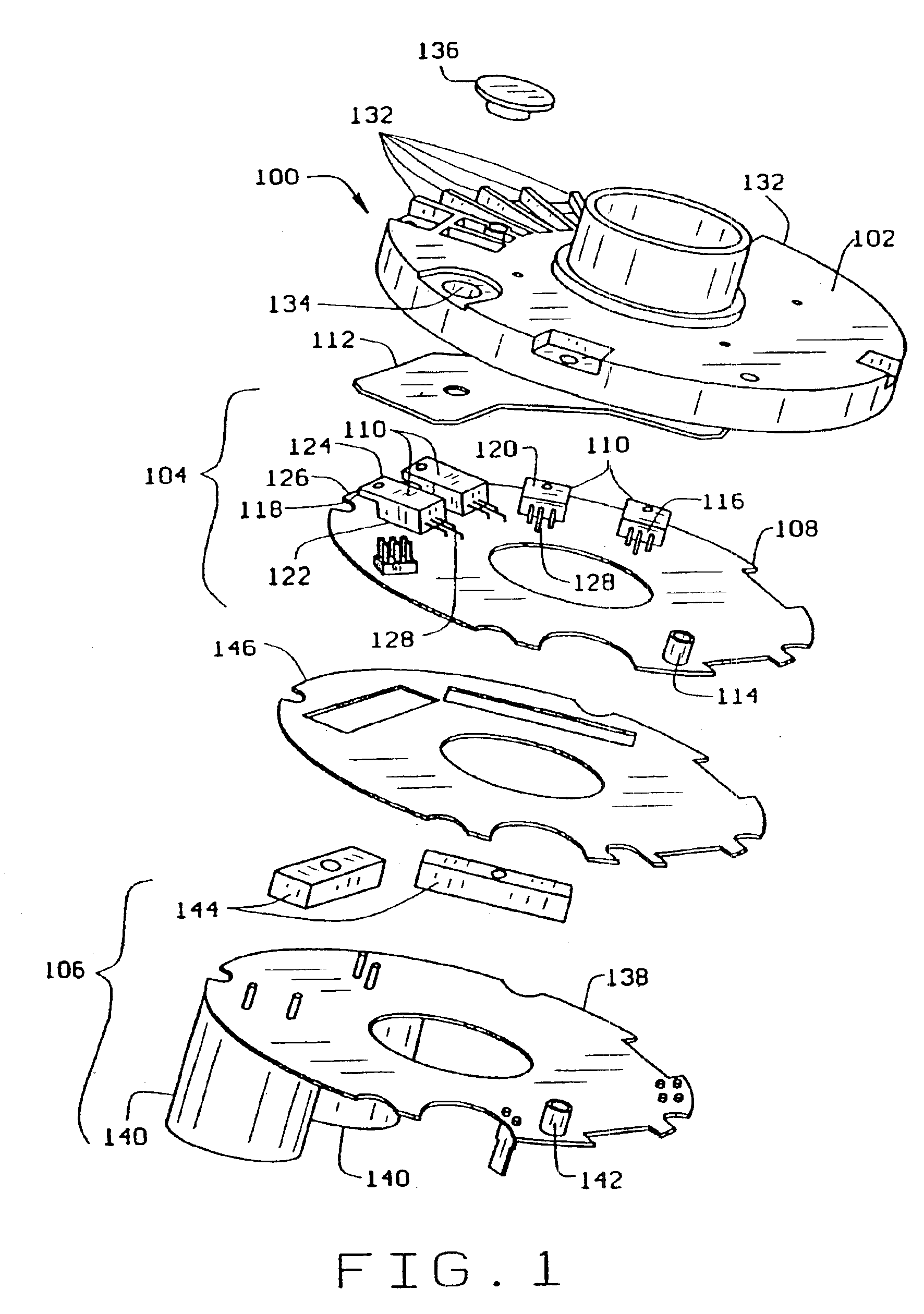 Motor endshield assembly for an electronically commutated motor