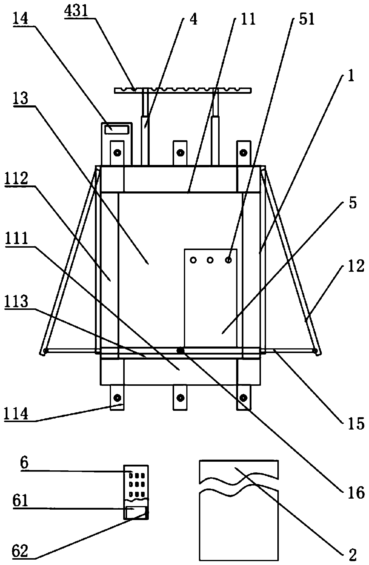 Flat-plate solar water heating system