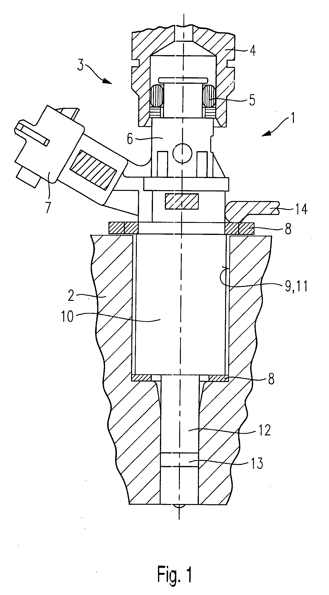 Intermediate Element for a Fuel Injector