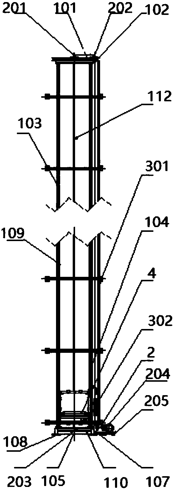 A hoist for a shuttle