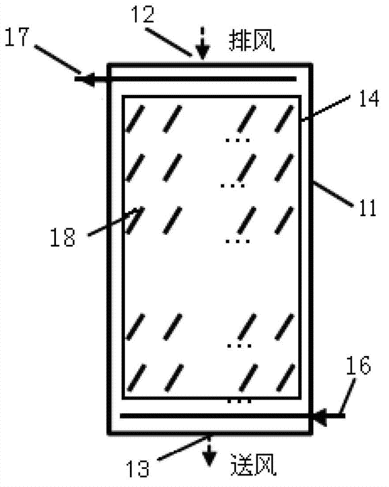 Large temperature difference air conditioning system for heat extraction of data center and using method thereof