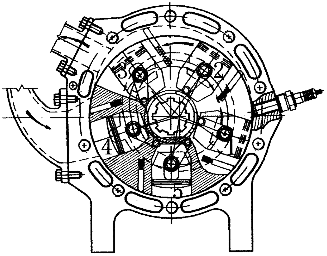 rotary piston engine