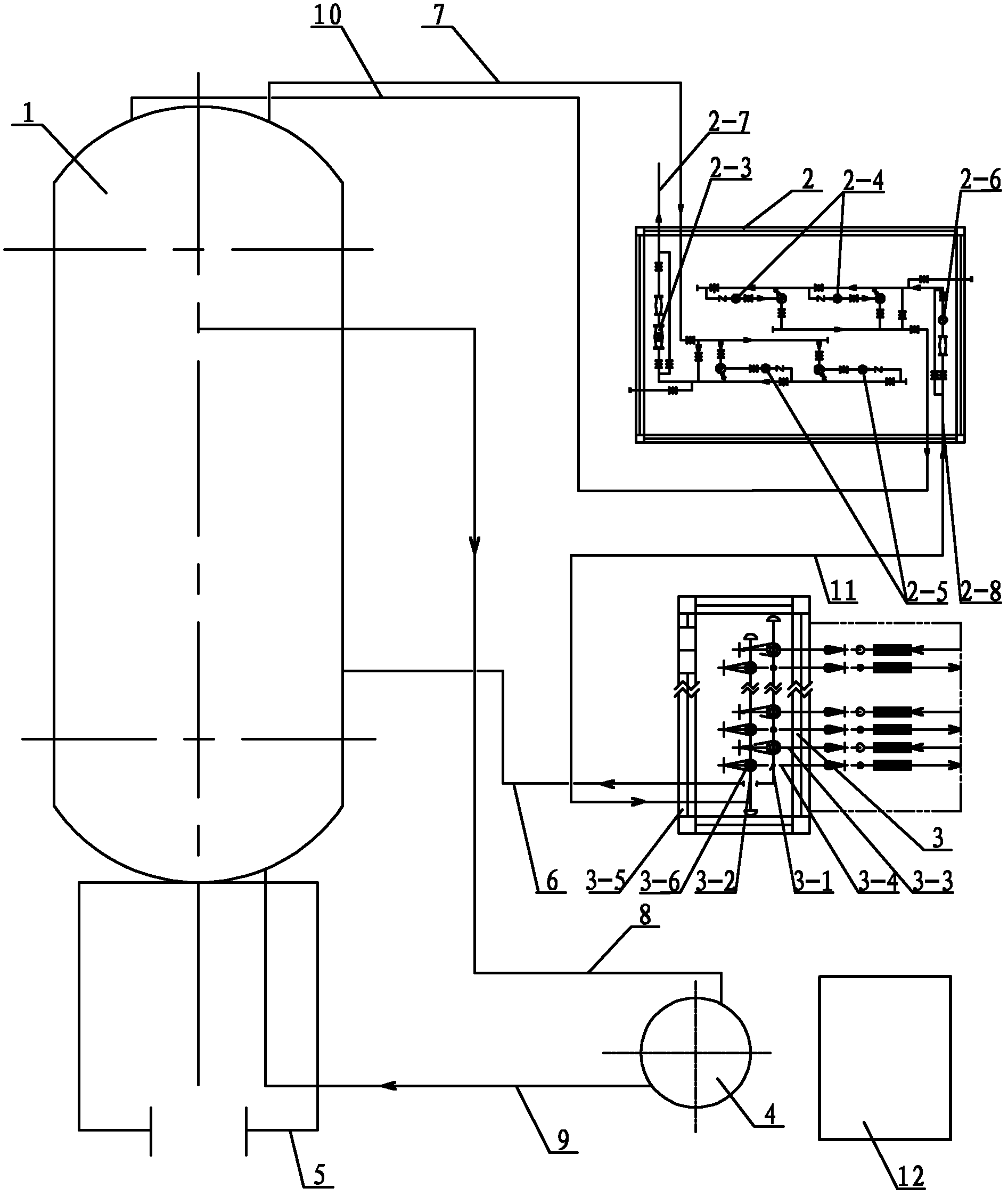 Digital box type fast-assembling oil-gas gathering and transferring system