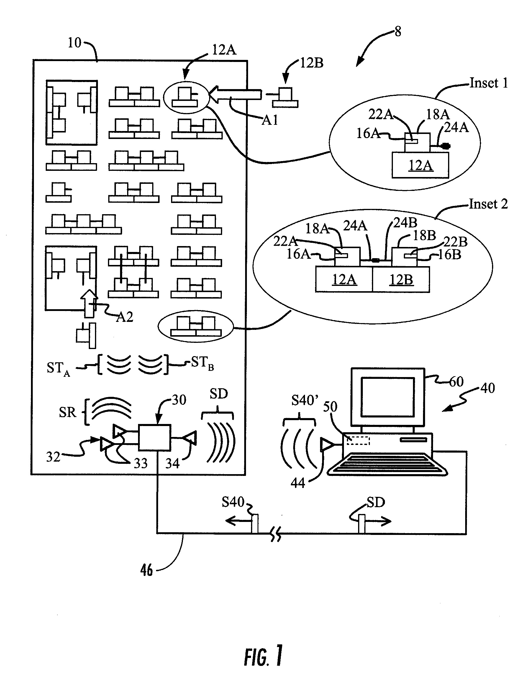 RFID systems and methods for automatically detecting and/or directing the physical configuration of a complex system