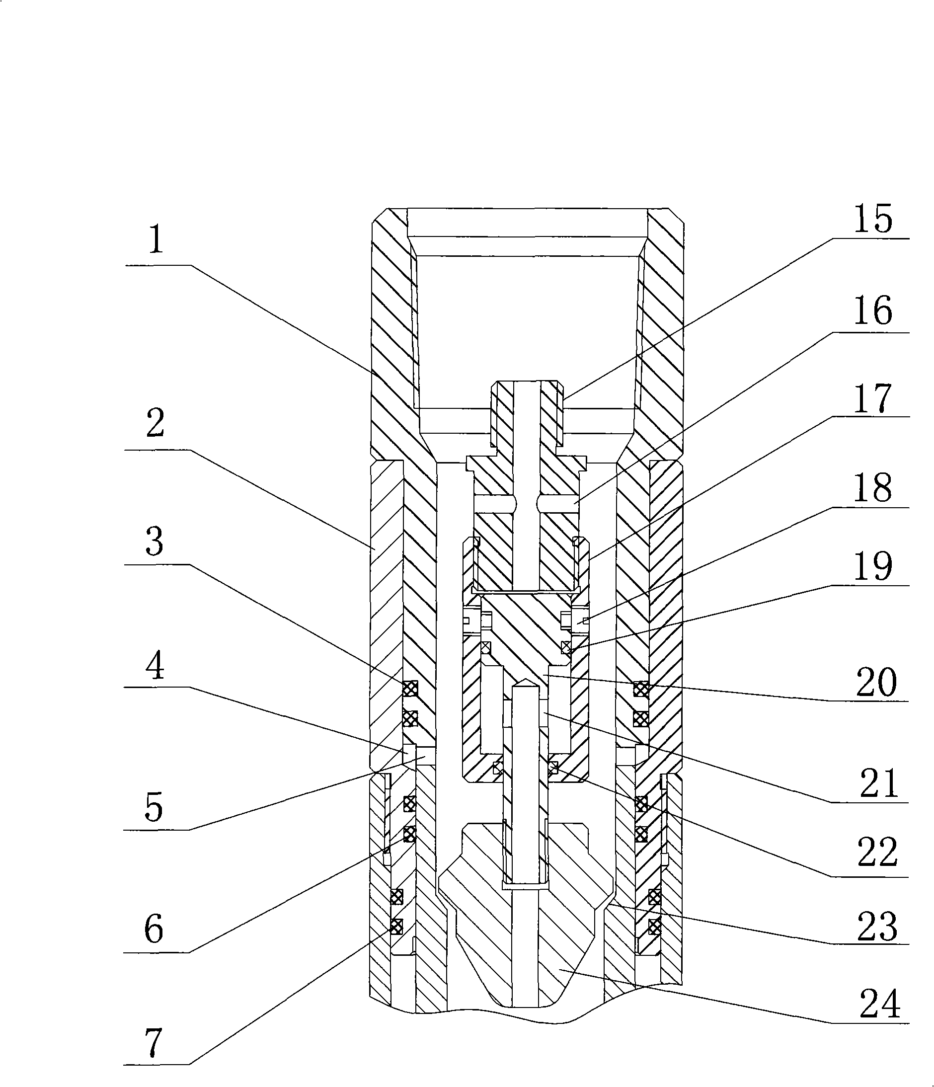 Hydraulic switch sliding bush