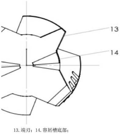 Ceramic milling cutter suitable for rough machining