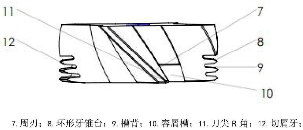 Ceramic milling cutter suitable for rough machining