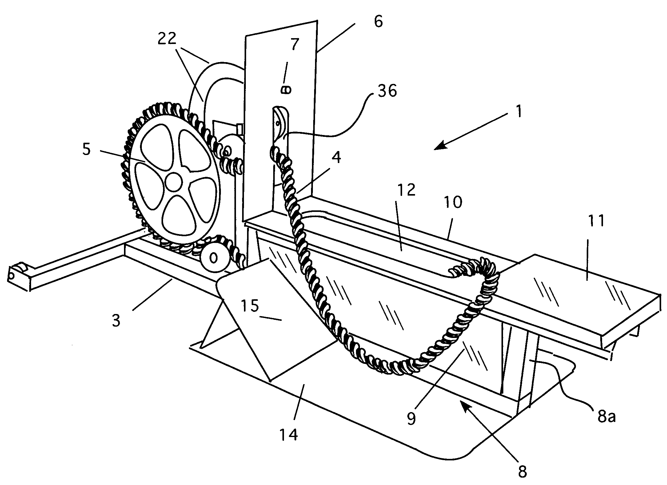 Horizontal rope pulling apparatus