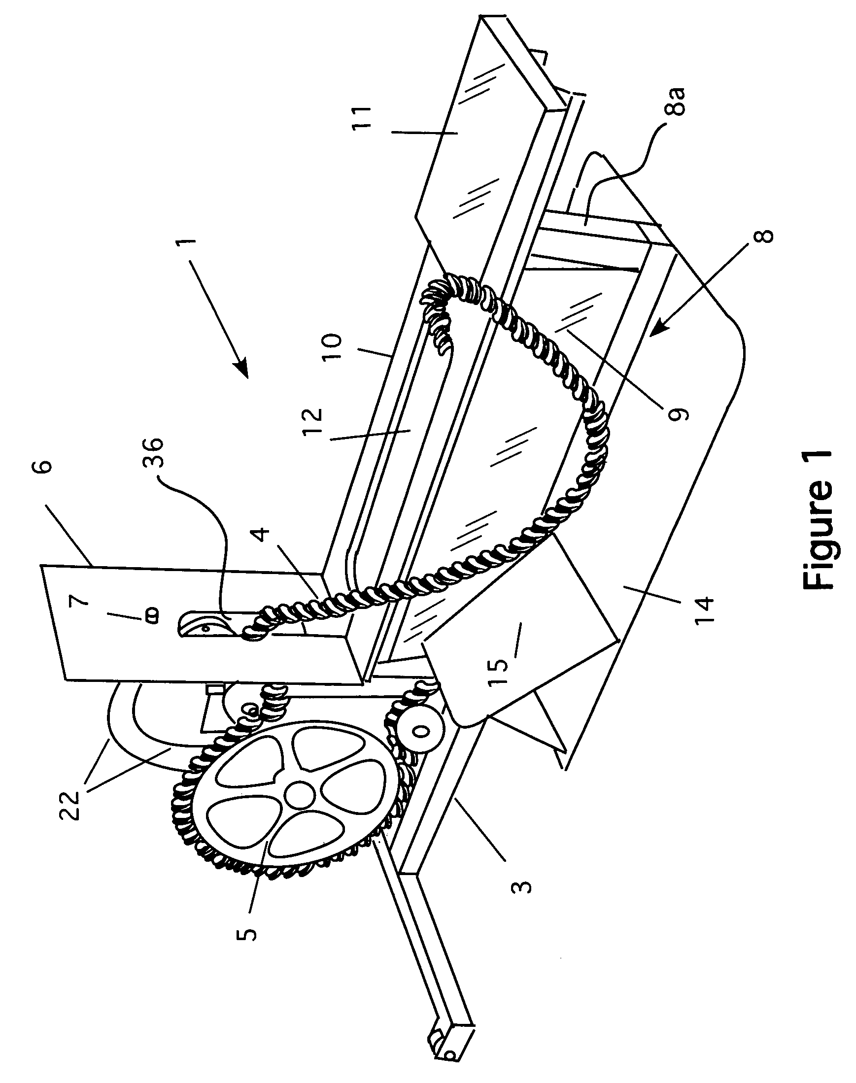 Horizontal rope pulling apparatus