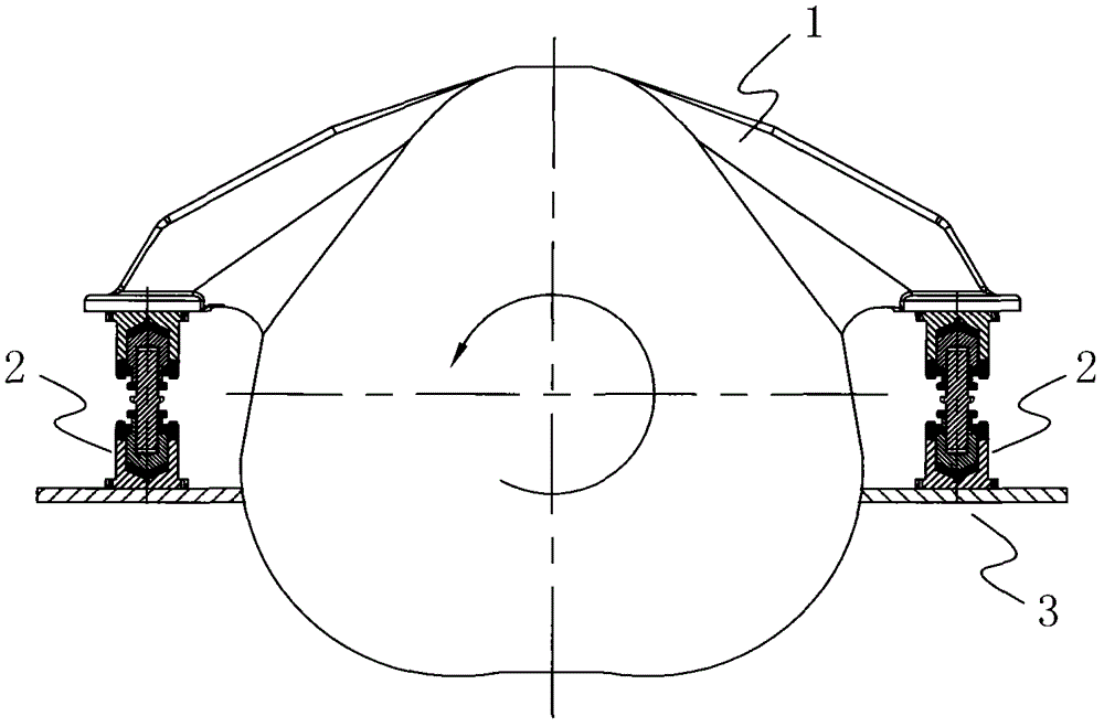 Vibration support device