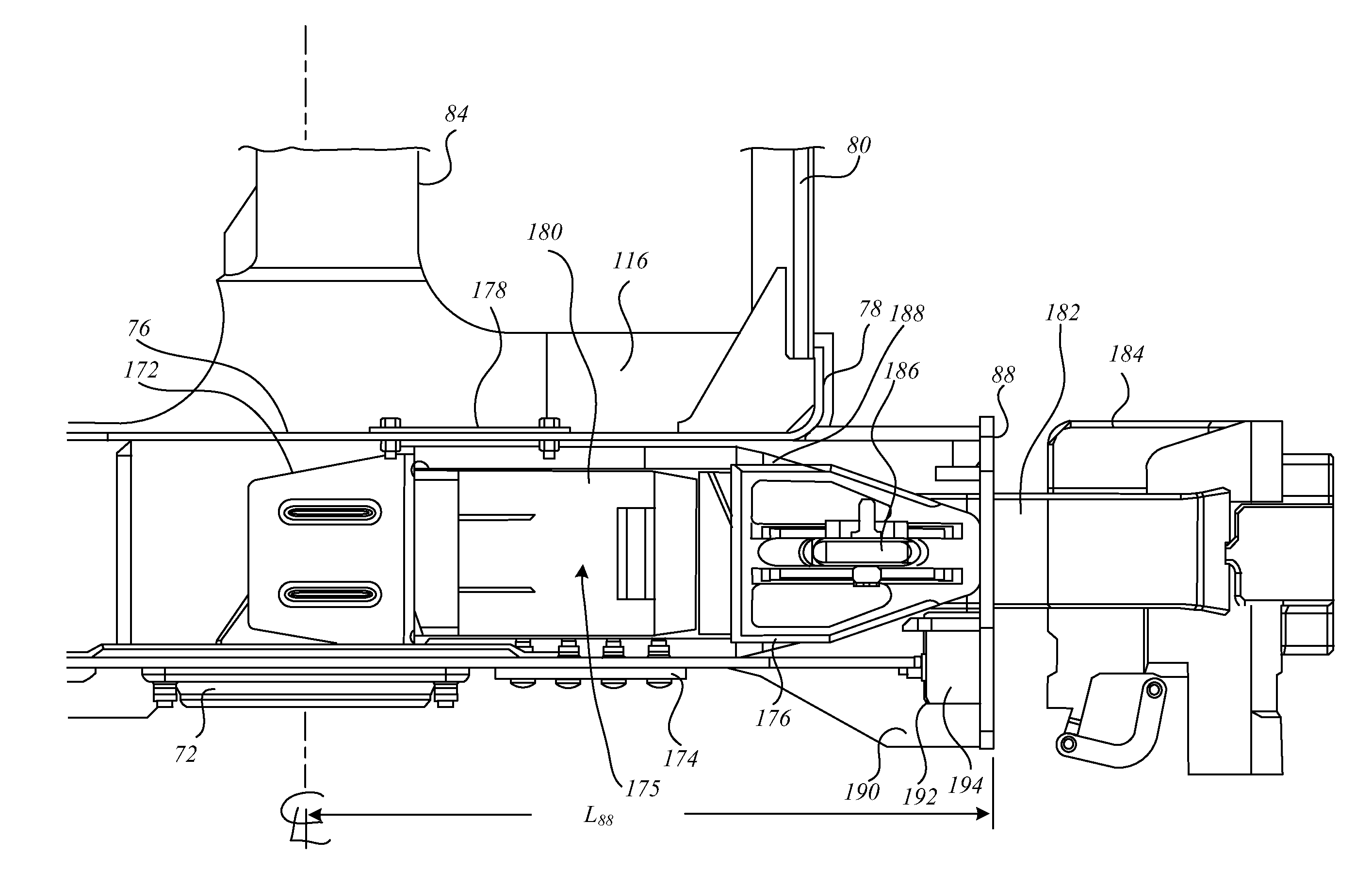 Railroad gondola car structure and mechanism therefor