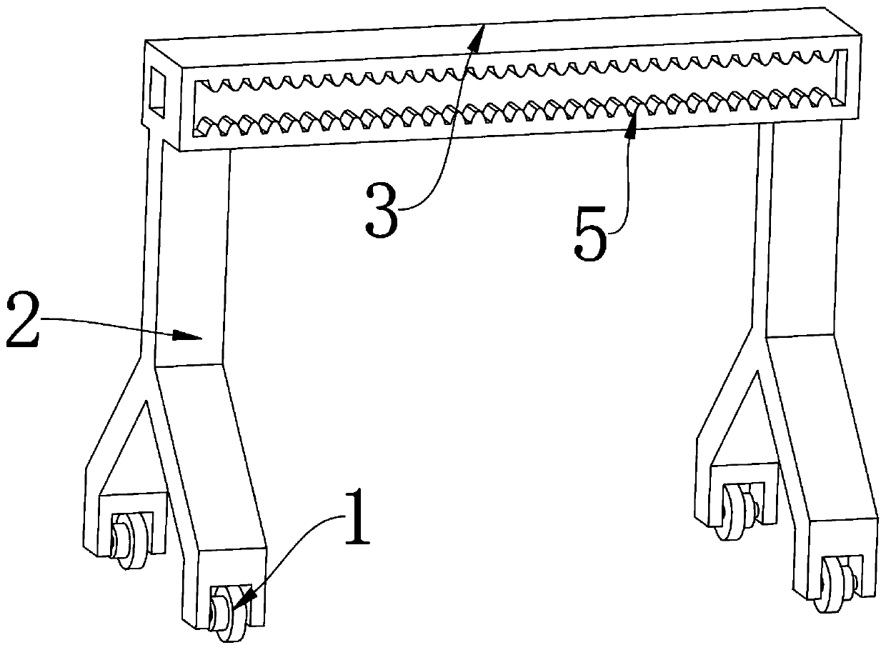 Unloading device for port