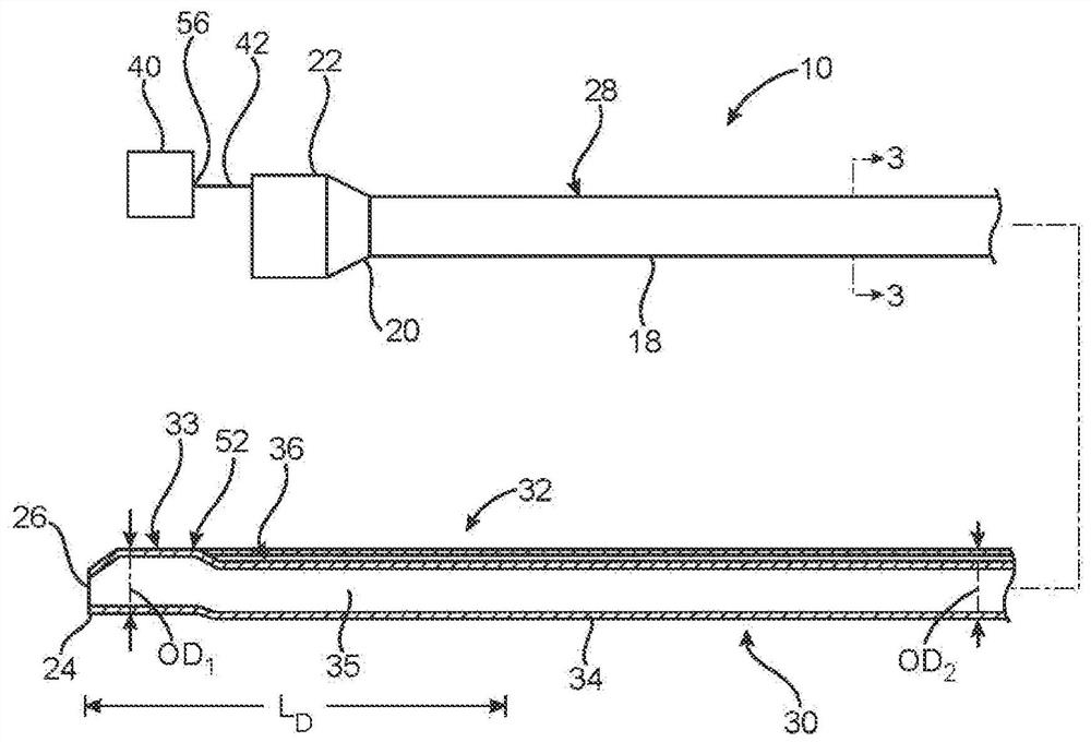 Microcatheter sensor design for minimizing profile and wire strain effects on the sensor