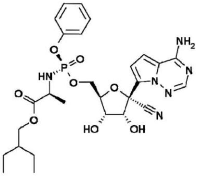 Redefovir composition and application thereof