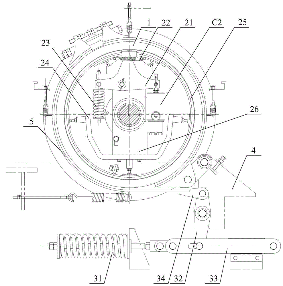 Dynamic compaction machine and lifting device thereof