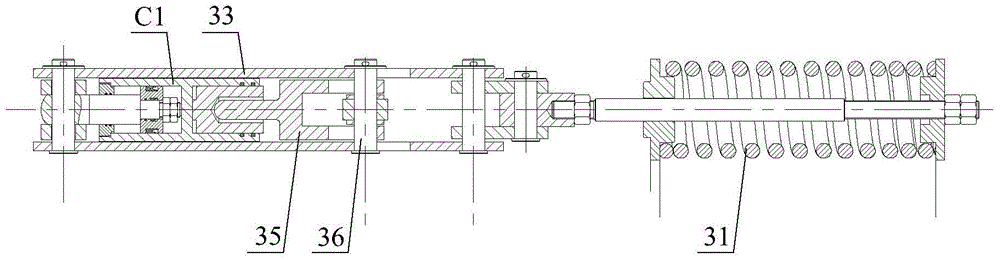 Dynamic compaction machine and lifting device thereof