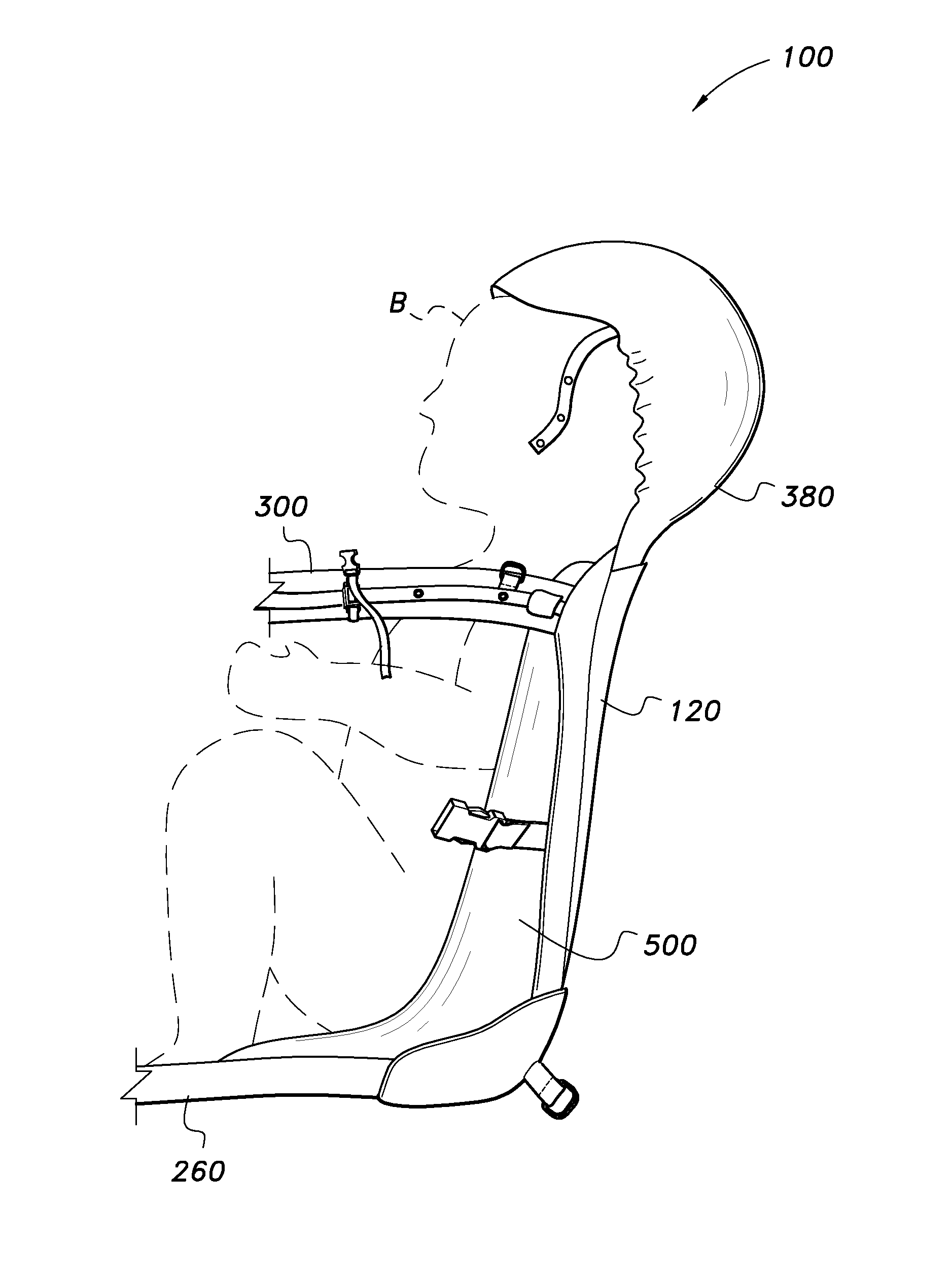 Modular baby carrier