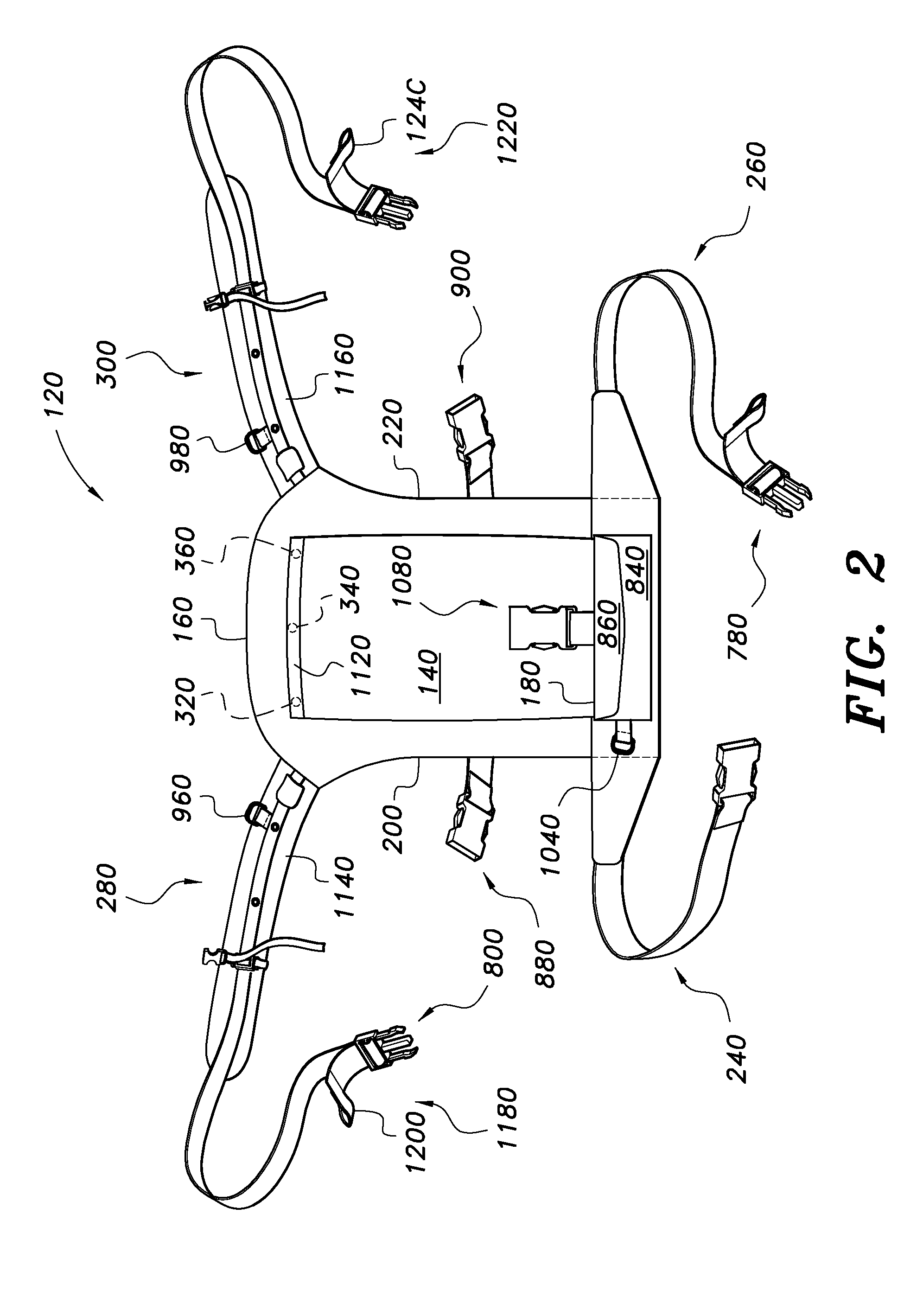 Modular baby carrier