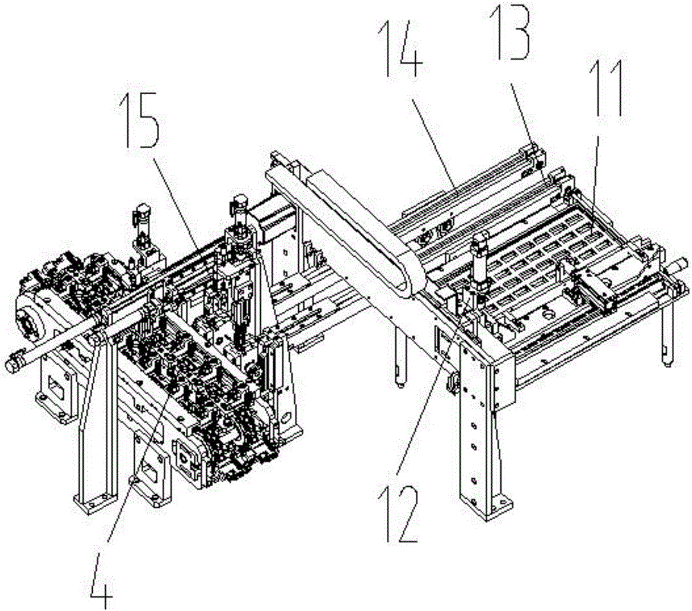 Automatic assembling machine of inductor