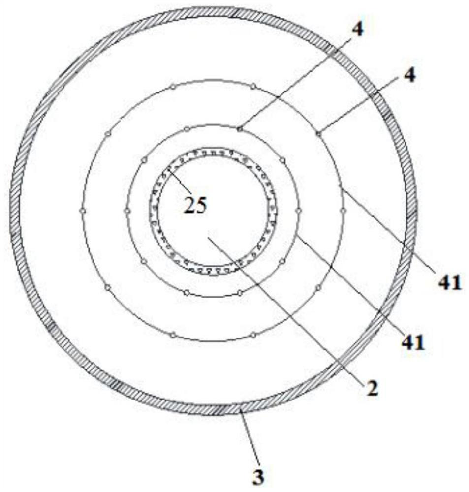 Anti-frost heaving system for vertical shaft in cold region and construction method of anti-frost heaving system