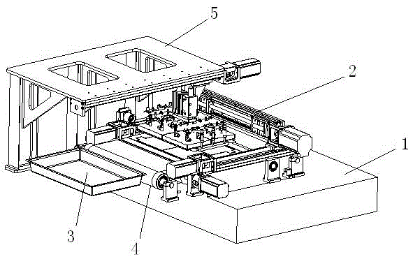 Cutting and collecting system of laser cutting machine